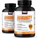 FORCE FACTOR Immuunsus, immuunsuse tugivõimendaja koos leedrimarjaga ja 1000mg C-vitamiini, pluss D-vitamiini, tsinki, probiootikume, antioksüdante ja Echinacea immuunsüsteemi tervise kaitseks, 90 loend (2. pakk)