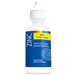 Maitse N' Score Tsink Vedel Ioonne Mineral Supplement; 100% puhas; 18 mg; 118 Servings
