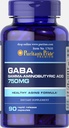 Puritaanid Pride Gaba Gamma Aminovõihape 750 Mg kapslid, 90 Count