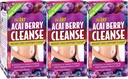 Applied Nutrition 14-Day Acai Berry Cleanse - 56 tabletti, pakendis 3 - kaalulangus toetust Flush + piimaohakas - 84 Kokku Servings