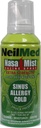 NeilMed Extra Strength NasaMist Saline Nasal Spray Drug Free Nasal Decongestant 4.2 fl oz, (Pack of 2)