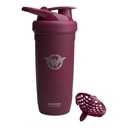 Smartshake DC COMICS Reforce Stainless Steel Protein Shaker Pudel 900 ml | 30oz - Leakproof Screw-on Lid - BPA Free - Unisex - Non-Isolated - Wonder Women Logo