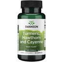 Swanson Full Spectrum Turmeric Hawthorn & Cayenne 60 kapslid