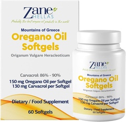 130 mg karvakrooli - 150 mg oreganoõli Softgeli kohta. Maailma kõrgeim kontsentratsioon oreganoõli kapsel. Softgel Sisaldab 30% Kreeka Oregano Eeterlikku Õli. 120 Softgelit.