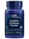 Life Extension Arginine Ornitiin Pulber, soodustab lihaste tervist ja taastumist, Gluteenivaba, mitte-GMO, netokaal 150 grammi