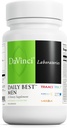 DAVINCI Labs - Daily Best Men - toidulisand vitamiin B6, vitamiin B12 C, vitamiin K2 ja rohkem - taimetoitlane, gluteenivaba - 90 kapslit