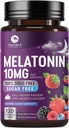 Melatoniini unetoetuslisandid - Melatoniini kiire lahustamine 10 mg ühe serveerimise kohta täiskasvanutele - Melatoniini maksimaalne tugevus rahutu une toetamiseks, maasikamaitse, pudeli USA - 60 päeva pakkumine