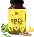 Kavir Natural Iron and Folic Acid with Vitamin C 60 Veg Capsules