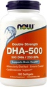 NOW Foods - Dha- 500Mg 180 Sgels (pakk 2)