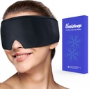 Umisleep Cooling Eye Mask, Soft Cold Sleep Mask kuivadele silmadele, korduvkasutatav Gel Eye Cover Ice Pack, Cold Compress Therapy, Stye Eye Treatment, Headache, Dark Circles, Puffy Eyes, Migreens Relief, Black