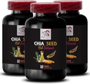 Taimne õli - CHIA SEED ÕLI EKSTRAKT - Hüdreerimisõli, rikas tekstuur, juuksehooldus, läikiv viimistlus, looduslik sära, Chia kasu, kerge tekstuur, puhas hüdratsioon, kehaõli, hõõgõli 3 pudel 180 kapslit
