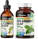 BIO KRAUTER Spearmint 100 kapslit & lagritsatinktuur 4 Fl. Oz .