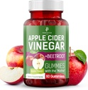 Õunasiidri äädikakummid - looduslik õunamaitse - Tervislik Keto Gummies - Non GMO, Vegan, Gluteenivaba - Apple Siidrikummies (60 tükki)