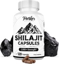 Parker Naturals Pure Himalayan Shilajit kapslid , 2000 mg tugevusega Shilajit vaik ja Fulvic Acid Supplement , Vegan ja Gluteenivabad kapslid , 120 Count