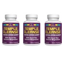 7 tuled Temple Cleanse|3-Pack Special, Magneesium, Hapnikupõhine Colon Cleanse Detox, leevendab aeg-ajalt kõhukinnisust ilma gaasita või puhudes, keha detox ja puhastamine naistele ja meestele