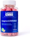 Swanson WIOTM magnesiUMMIESTM stressitoetus, südame tervis, stress, arbuus, magneesium 336mg, vegan, GMO-vaba, luu tervis - 12oz pudel, 120 kummikut (30-päevane pakkumine)
