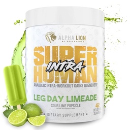 ALPHA LION Superhuman Intra Workout Pulber meestele ja naistele, Aminohapped Jook, Lihaste Taastamise Lisand, BCAA Pulber, Elektrolüüdid Ja Hüdratsioon Segu (42 Servings, Lume Maitse)