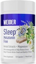 Weider Melatoniini tasuta uneabi täiendus koos KSM-66 Ashwagandha, Magneesium, Lavendel, Sidrun Balm, Kummel, Valerian ja Passionflower ekstraktid, Hormoon ja narkootikumide vaba, non-Habit Forming, 120ct
