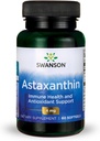 Swanson Astaxanthin Eye Vision Brain Skin Health Antioxidant Support Supplement (Astaxanthin 4 mg) 60 Softgels Sgels