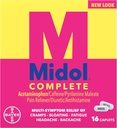 Midol menstruaaltsükli maksimaalne tugevus Caplets - 16