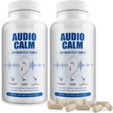 Audio Calm - Tinnitus Relief Supplement | Natural Stop Tinnitus Solution - Leevendab Kõrva helisemine, Buzzing, Klõps | 60 kapslit (2)