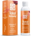 2X4 Elderberry koos tsingi ja C-vitamiini täiskasvanutele - vedel igapäevane immuuntoetus - liposomaalsed immuunsuslisandid vitamiinid, mitte-GMO, suhkruvaba, 30 serveerimist, 5 fl oz