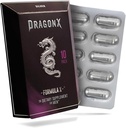 DRAGONX Hõbedane meeste täiendus vastupidavusele, tugevusele, energiale, vastupidavusele ja sõidule. Kiire tegutsemine, pikaajaline valem | 10 kapslit
