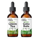 Wild & Organic Green Tea Tinktuur 2 fl oz & Gotu Kola Tinktuur 2 fl oz