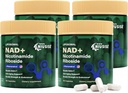 NAD Supplement, NAD Nicotinamide Riboside 900 Mg meestele ja naistele, Liposomal NAD + Täiendus koos nikotiinamiid Ribosiidiga , Resveratrool & Quercetin , Energia , Boost NAD+ , 400 kapsliga