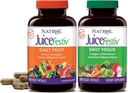 Natrol JuiceFestiv, Ultimate Fruit and Veggie Super-Food, et toetada tasakaalustatud toitumist ja üldist heaolu, pluss antioksüdandid raku tervisele, 120 kapslit (2-Count), kuni 60 päeva pakkumine