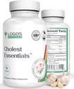 Cholest Essentials - 60 kapslit | Vegan Supplement koos küüslaugu, niatsiini, polikosanooli, Guggul, Plant Sterol & Cayenne | Daily Wellness kapslid meestele ja naistele