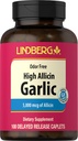Lindbergi küüslaugu toidulisandid | 500mg | 100 kapslit | lõhnatu kõrge allitsiiniga (5000mcg) | Allium Sativum Extract | Non-GMO, Gluteenivaba