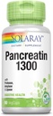 Pankreatin 1300 Solaray 90 kapslit, 2 pakendit