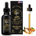 Slickhare Beard Oil for Men | All Natural, Organic Beard & Mustache Growth Oil for Men | 1 Fl oz Pack of 1, Made in USA | Gifts for Men, Boyfriend| Abikaasa | Citrus Scented Beard Softener meestele