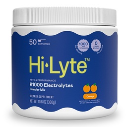 Hi-Lyte K1000 Elektrolüüdid Pulber Segu Oranž Keto & Performance, 50 Servings