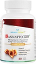 Wellness Extract Eannatto 150mg E-vitamiini tokotrienoolide täiendus koos GG-ga - tervislik vananemine 60 pehmegeeli.