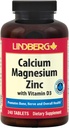 Kaltsiummagneesium tsink 240 kapslit  Vitamin D3-vitamiini ja booriga | taimetoitlane, mitte-GMO, gluteenivaba toidulisand | By Lindberg