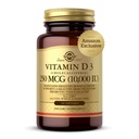 Solgar Vitamiin D3 Kolekaltsiferool 250 MCG 10000 RÜ Softgels aitab säilitada terved luud Hambad Immuunsüsteemi Toetus Mitte-GMO Gluteen, Piimavabad Servings, 180 Count