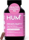 HUM Private Party Vaginaalsed probiootikumid naistele, pH tasakaal ja kuseteede toetamine Vaginaalne probiootiline lisand koos jõhvika ja Lactobacillus Blend, Naiste tervis Cranberry pillid, 30 kapslit