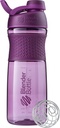 BlenderBottle SportMixer Shaker Bottle Ideaalne valgu raputamiseks ja enne treeningut, 28-kordne, Plum