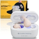 Audien Hearing ATOM PRO 2 Traadita laetavad OTC kuuldeaparaadid, Premium Comfort Design ja peaaegu nähtamatu