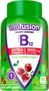 Vitafusioon Elderberry Gummy Vitamiinid 90ct Vitamiin B12 Kummi vitamiinid Energia Metabolism Närvisüsteemi tugi 90ct