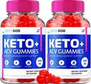 KetoBod Gummies Supplement - Keto BOD + Weight Management ACV Gummies Apple Cider Vinegar 1000MG, KetoBod Gummies Reviews, Vitamiin B12 (2 Pack - 120 Gummies)