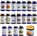 Hekma Center Supplements pakett MS - 18 ravimtaimed ja Sidr Honey Royal Jelly - 100% looduslik, puhas orgaaniline - vegan - täiendused MS