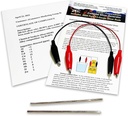 Kolloidhõbeda generaatori juhtmestik 99,99% Puhas 12-Gauge (0,08 in./2,06 mm) 2 4-tolliste varraste + Mini / reisi generaatori komplekt - sisaldab juhtmeid + täielik juhend