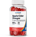 Nutrikost õunasiider äädikas 500mg, 60 Gummies, Apple Maitsestatud - Gluteenivaba, mitte-GMO, ilma maisisiirupita