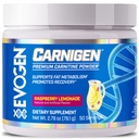 Evogen Karnigen - Premium Karnitiin Pulber | Toetab rasva ainevahetust ja soodustab taastumist | Stimulant- Free L Karnitiin Maatriks atsetüül L-karnitiiniga | Vaarika Lemonaadi | 50 Servingut