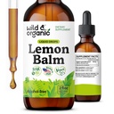 Wild & Organic Sidrun Balm tilgad - Lõõgastav Sidrun Balm Leaf Extract Supplement - Calming Melissa Officinalis Tinktuur - Vegan, suhkur ja alkoholivaba - 2 fl oz