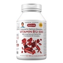 ANDREW LESSMAN Vitamiin B12 500 360 kapslid - imendumisega kaitstud metüülkobalamiin (looduslik koensüüm vitamiin B12), mis on vajalik energia ja stressi toetamiseks, pluss B-kompleks, lihtne neelata kapslid
